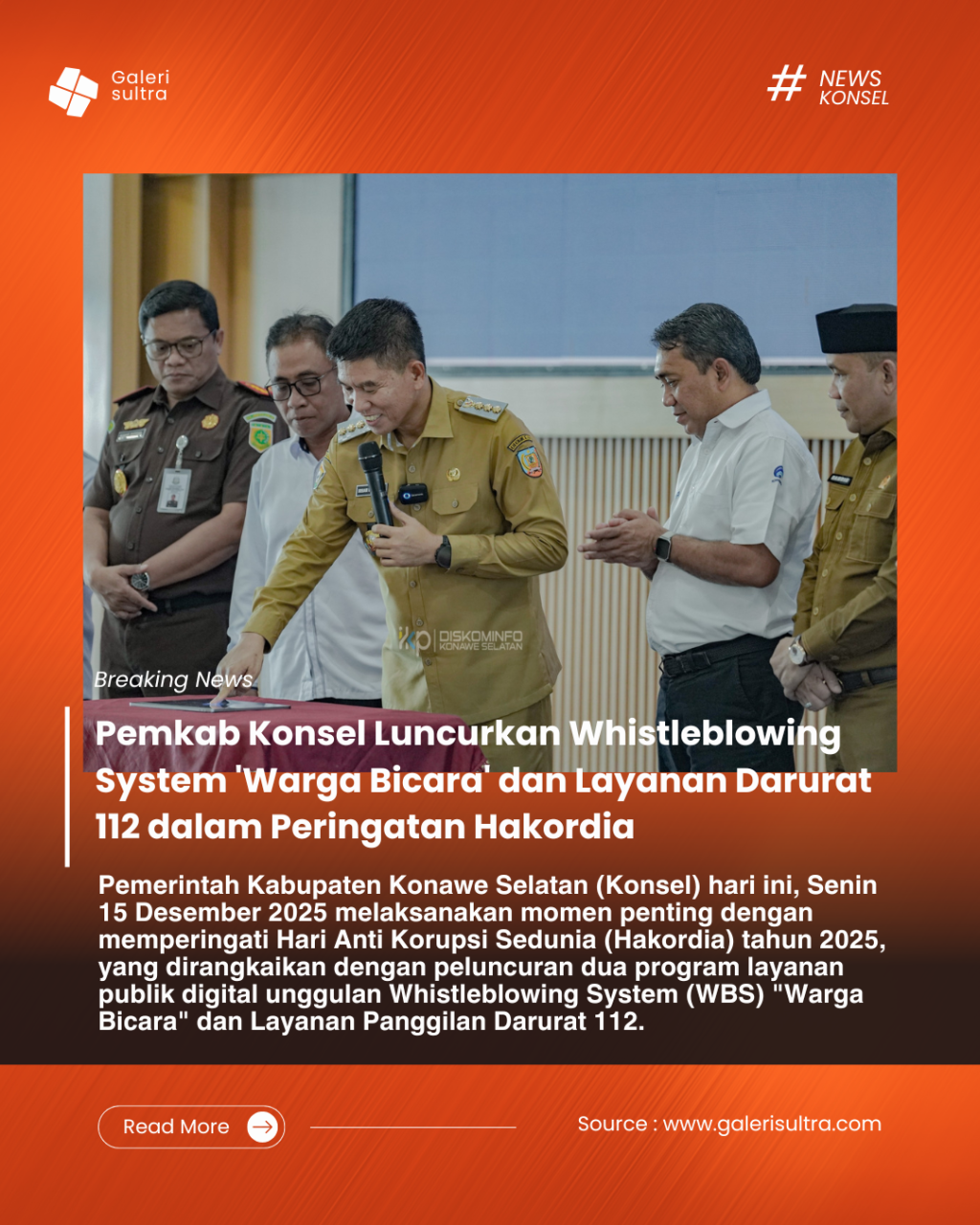 Orange Black and White Modern Breaking News Instagram Post (1)