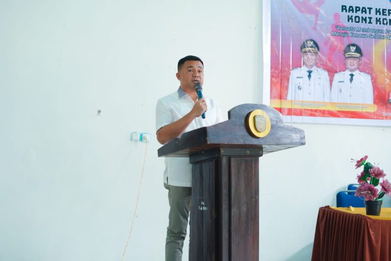 Rapat Kerja Kabupaten KONI Konawe Selatan Bahas Persiapan MUSORKAB, 33 Pengcab Nyatakan Dukungan kepada H. Wahyu Ade Pratama Imran
